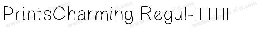 PrintsCharming Regul字体转换